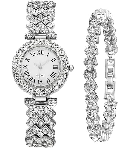 Amazon.com: Women Diamond Watchs Luxury Fashion Ladies  display picture 3