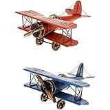 VOSAREA Modelo de avión Vintage Metal artesanía Hierro Forjado Modelo