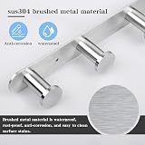 SOMDARHK Heavy Duty Stainless Steel Coat Hooks Wall Mounted Rack 6 Door Hooks view 5