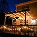 Qedertek Christmas Globe String Lights, 20ft 8 Modes 30 LED Solar LED Outdoor, Fairy Lights Crystal Ball Lights for Indoor Outdoor Home Patio Lawn Garden Holiday Decorations 2-Pack Warm White