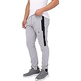 SCR SPORTSWEAR Tall Jogger Sweatpants for Men - Mens Athletic Pants with Zipper Pockets