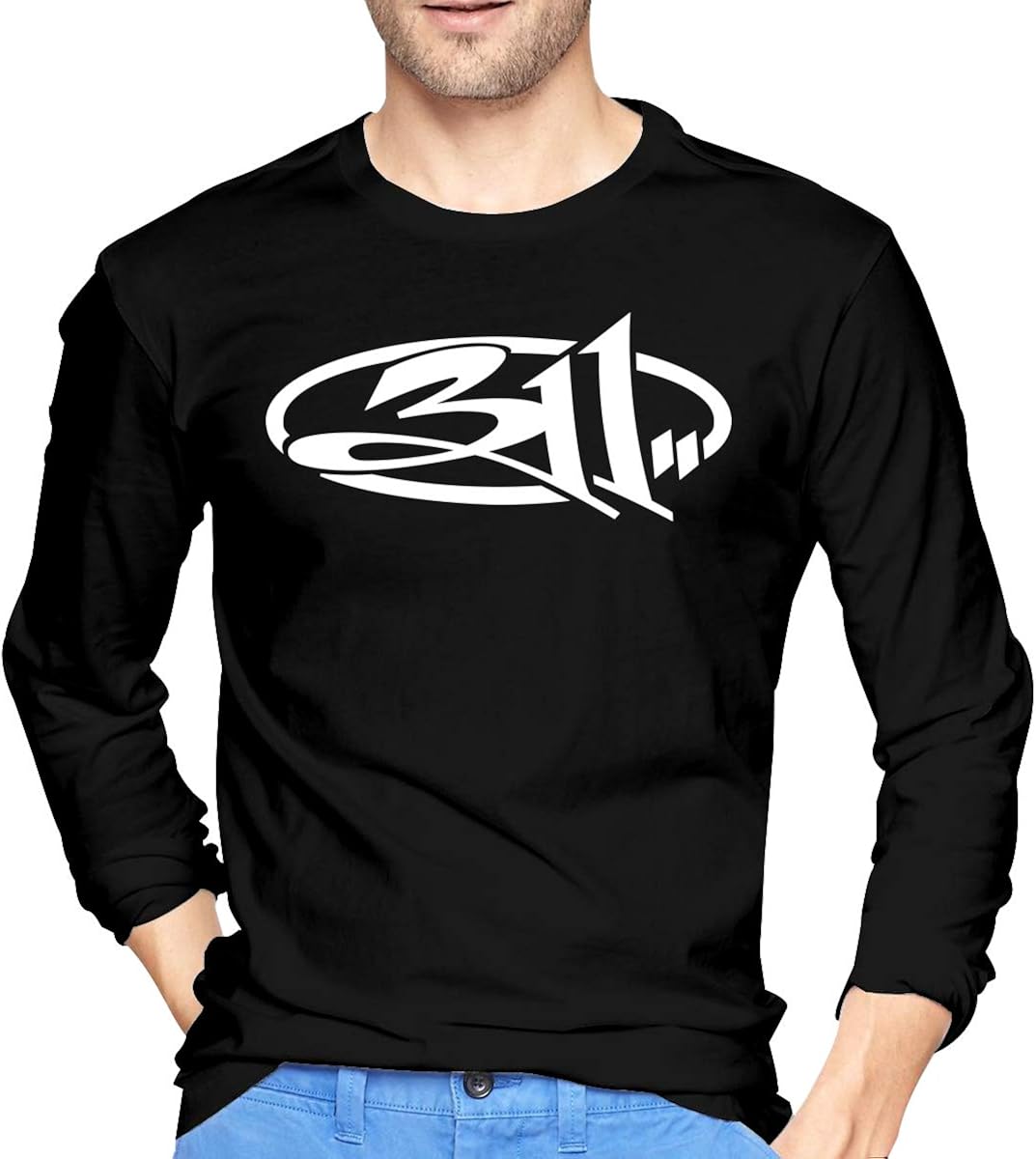 long sleeve band tees