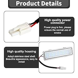 GUGUMO Range Hood Light Bulbs with EL Socket