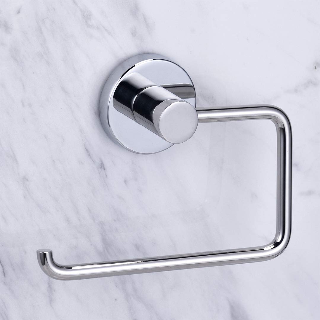 VINN DUNN BOLDLOOK Toilet Roll Holder Wall Mounted Toilet Roll Storage for bathroom/kitchen CHROME