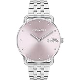 Coach Elliot Women's Watch | Sophisticated Elegance with Iconic Logo Detail | Premium Timepiece for Everyday Wear | Ideal Gift for Her | Water-Resistant | 36 mm