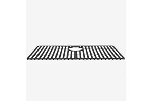 VIGO 28 in. x 15 in. Silicone Kitchen Sink Protective Bottom Grid For Single Basin Sink in Matte Black - VGSG2815MB