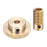 uxcell Worm Gear Set - 0.5 Module 60:1 Reduction
