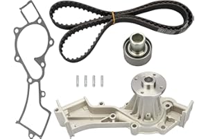 BRTEC 3.3L Engine Timing Belt Kit with Water Pump Compatible for Nissan Frontier 1999-2004; Pathfinder1996-2000; Xterra 2000-2004; for Infiniti QX4 1997-2000