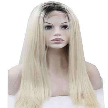 Amazon Com Yesui Women S Lace Front Wigs Synthetic Ombre For