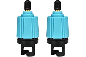 BASONCBS 2Pcs Inflatable Boat SUP Pump Adapter, Paddle Board Accessories，Sturdy SUP Air Premium Conventional Air Adapter, for Inflatable Boat, Paddleboard and Kayak.