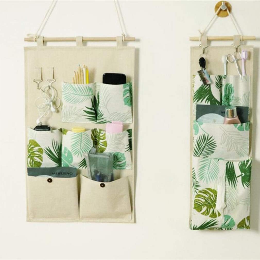 AEKKA 7 Taschen Wandbehang Aufbewahrungstasche Mehrzweck Haken