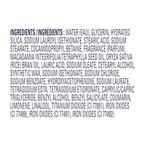 DOVE SCRUB MACADAMIA & RICE MILK REVEALS VISIBLY SMOOTHER SKIN BODY SCRUB THAT NOURISHES SKIN 10.5 OZ