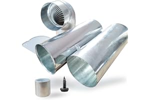 MEANHDAG 3911EZ9131X 383EEL9001B Side Vent Kit Universal for LG Dryer, Venting Kit Assembly Compatible with Kenmore/sears, Replacement Part AP4438852 Exhaust Out Either Side or Bottom