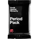 Cards Against Humanity: Period Pack | 30 game cards written while we were all on our periods. Ages 17+. Best played every 25 to 35 days. A funny gift.