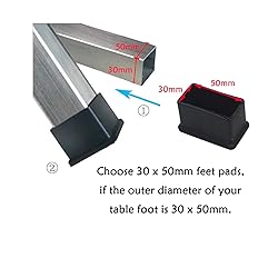 1.2" x 2" Antrader Rectangle Shaped PVC Furniture
