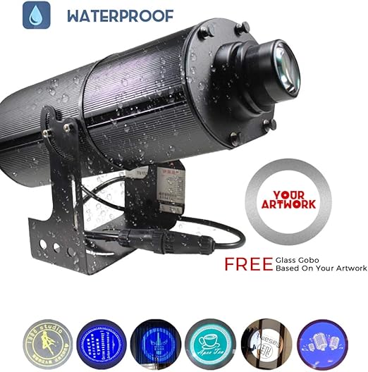 200W LED Logo GOBO Proyector Luz Exterior IP65 Resistente Al Agua ...