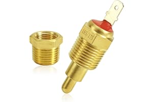 BTFO 3/8" NPT Thermostat Fan Switch, 185°F On - 175°F Off Electric Fans Temperature Switch Automotive Engine Radiator Cooling Fans Temp Switches for 10" 12" 14" 16" Fan