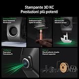 Creality K1C 3D Printer 600mm/s Auto Level AI Camera Silent 220x220x250mm view 3