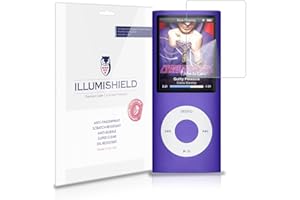 ILLUMISHIELD Screen Protector Compatible with Apple iPod nano 4 (4th Gen)(3-Pack) Clear HD Shield Anti-Bubble and Anti-Fingerprint PET Film
