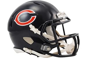 SPORTS MEMORABILIA Riddell Chicago Bears Revolution Speed Mini Football Helmet - NFL Mini Helmets
