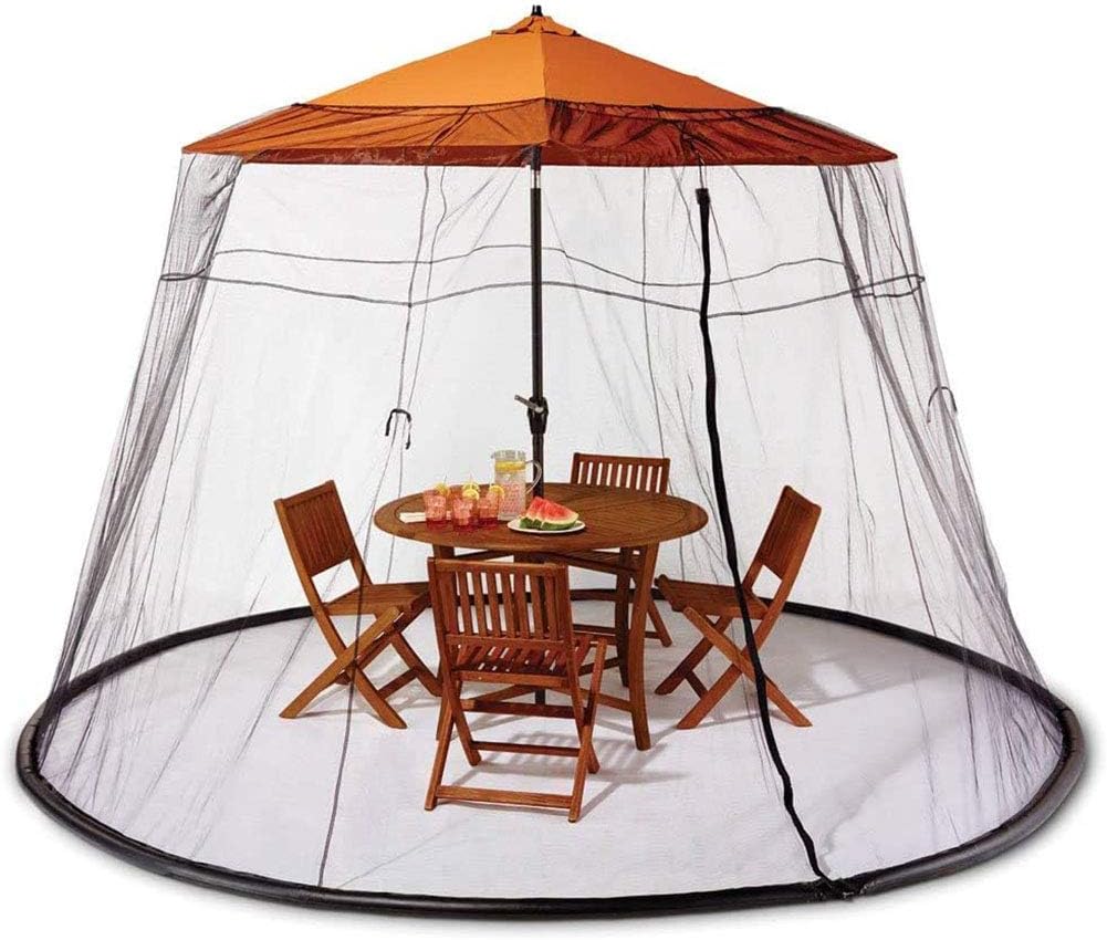 XLST 9/10 FT Sombrilla De Patio Mosquitero-Pantalla De Malla De