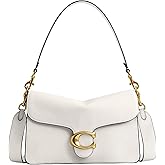 COACH Womens Chain Tabby Shoulder Bag Chalk One Size