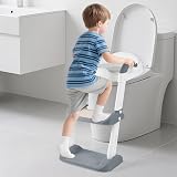 Hibtn Adjustable Toilet Training Seat Kids 1-7 Years UK Round Fits view 4