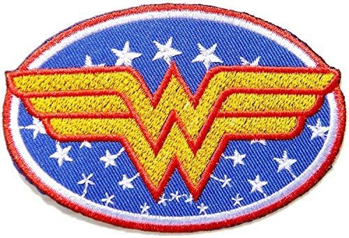 4" x 2.5" Wonder Women Superhero Comics Cartoon Logo Kid Baby Girl Jacket T shirt Patch Sew Iron on Embroidered Symbol Badge...