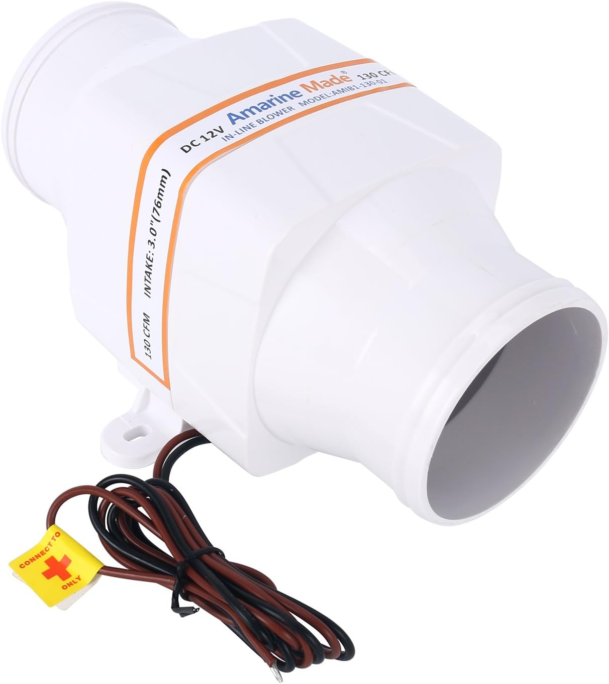 Amarine Made Marine Boat 12v Electric in Line Bilge Air Blower 130cfm 3" : Sports & Outdoors