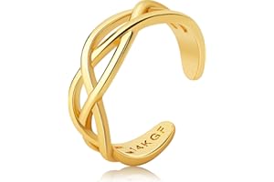 Melshabt 14K Gold Filled Toe Rings for Women Adjustable Wrap Open Cuff Foot Rings Hypoallergenic Celtic Knot Vintage Band Rings Summer Beach Jewelry