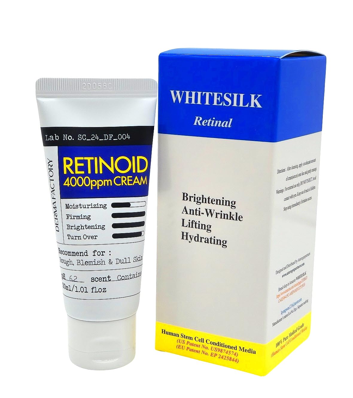 WHITESILK ULTIMATE 0.4% Retinoid Liposome Cream: Unique Line Lifting & Rejuvenation Concentrate (30ml) [K-Beauty]