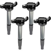 UF596 Ignition Coil for Toyota Corolla Prius Matrix 1.8 L4 | For Scion XD 1.8L 2009 2010 2011 2012 2013 2014 2015 2016 2017 4-PINS Coil Packs OE# C1714 90919-02252 GN10341 IC686 E1096
