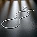 Skyone Fashion 16-24inches Titanium Stainless Steel Women's Men's Snake Chain Gift Necklace 2MM Lobster Clasp (20)