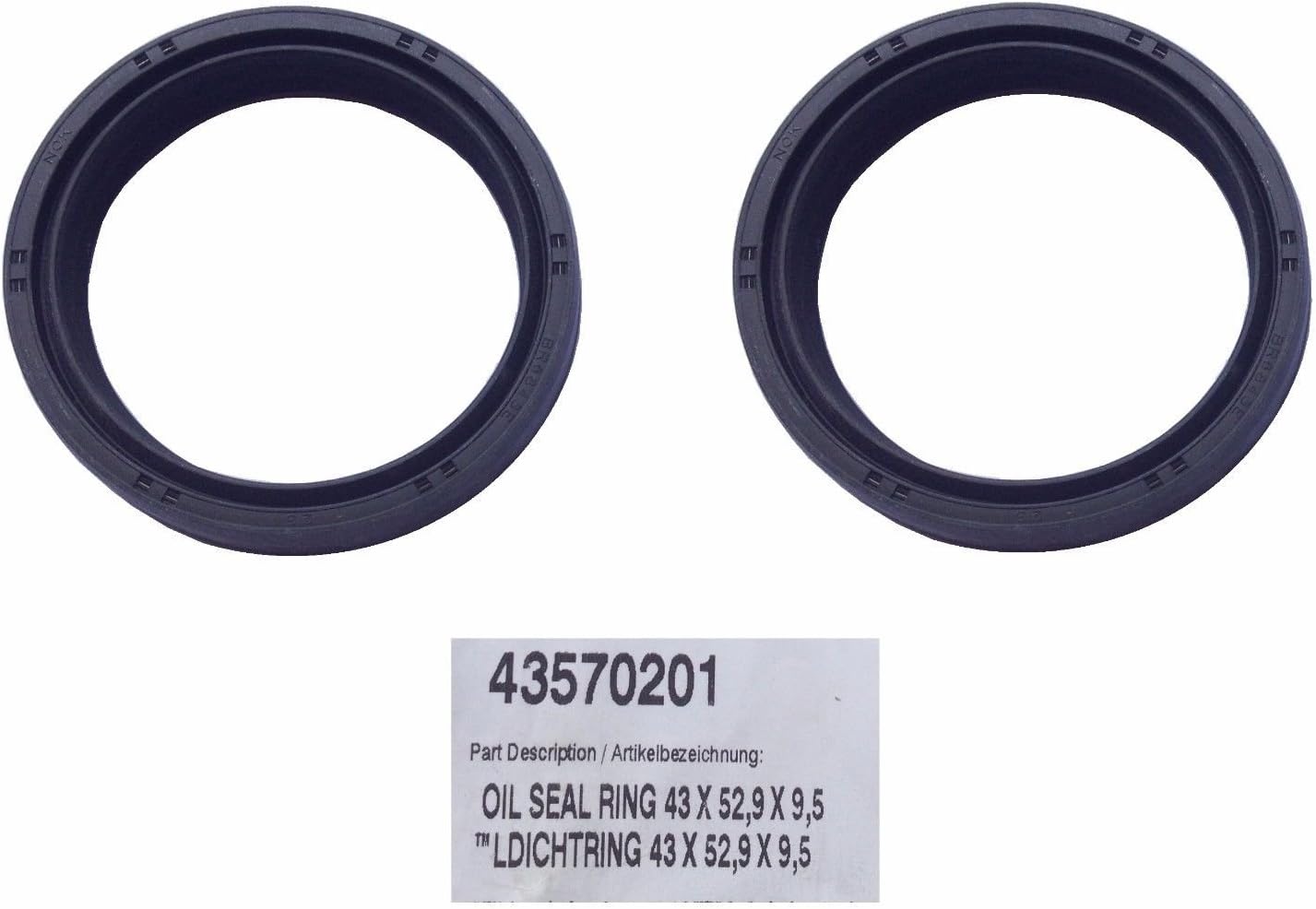 NEW KTM FORK SEAL SET (SET OF 2 OIL SEALS) 85 105 200 400