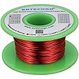 BNTECHGO 20 AWG Magnet Wire - Enameled Copper Wire - Enameled Magnet Winding Wire - 4 oz - 0.0315" Diameter 1 Spool Coil Red Temperature Rating 155℃ Widely Used for Transformers Inductors