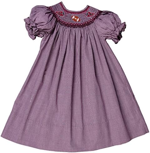 Rosalina Little Girl's Smocked Football Bishop