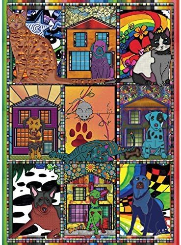 JaCaRou Puzzles Family Portrait 1000 Pieces Jigsaw Puzzle