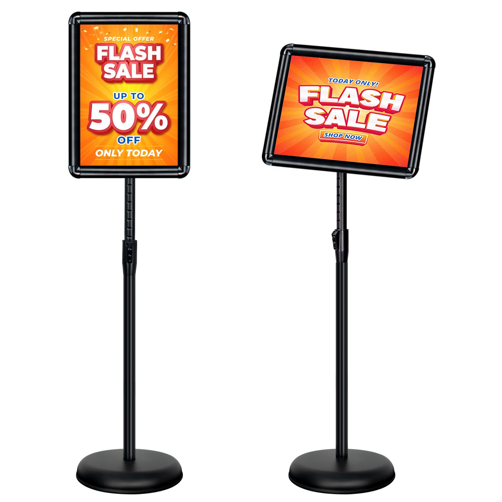 VAIIGO 8.5x11 Inch Adjustable Pedestal Poster Sign