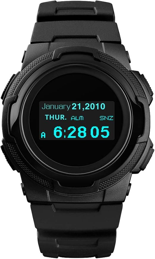digital watch and pedometer
