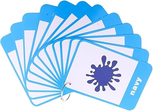 Amazon Com Santsun 12 Preschool Colors Flashcards And Mind