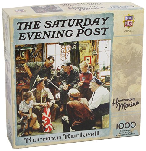 MasterPieces Saturday Evening Post Norman Rockwell Homecoming Marine Jigsaw Puzzle, 1000-Piece