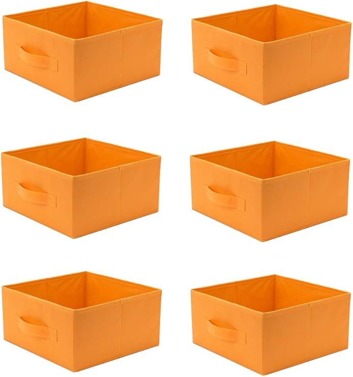 Amazon Com 6 Pcs New Home Storage Bins Organizer Fabric Boxes