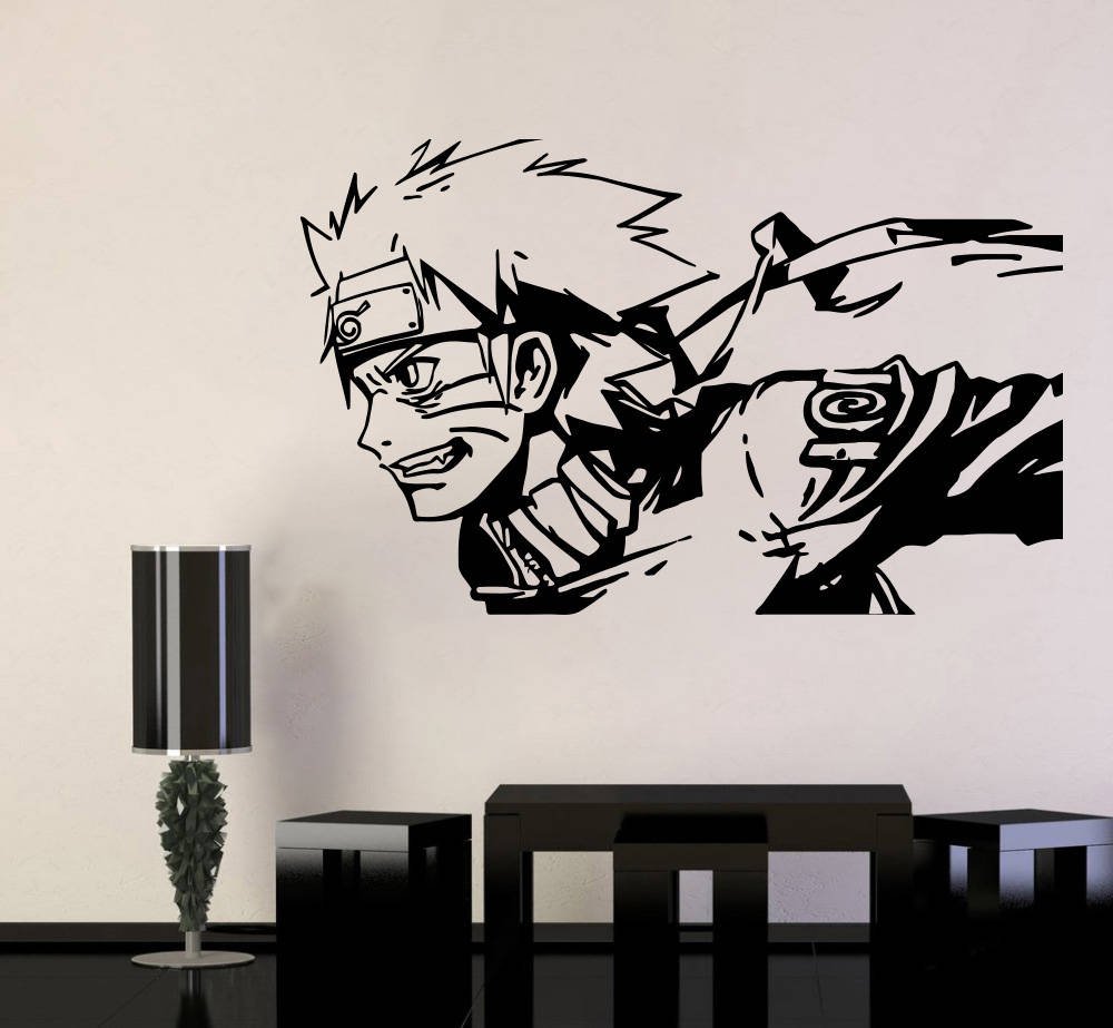 Buy CVANU Naruto Wall Vinyl Decal Naruto Uzumaki Vinyl Stickers Anime Art Home Decor ChildRoom
