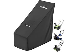 TECREDDY Snow Blower Cover, 600D Waterproof Outdoor Snowblower Covers, Fit for 19 to 22 Inch Electric Single-Stage Snow Blowers 47" L x 26" W x 48" H