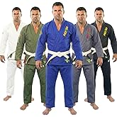 POZTEV Brazilian Jiu Jitsu Gi for Men & Women BJJ Gi Grappling Kimonos Preshrunk Lightweight Fabric Martial Arts Uniform