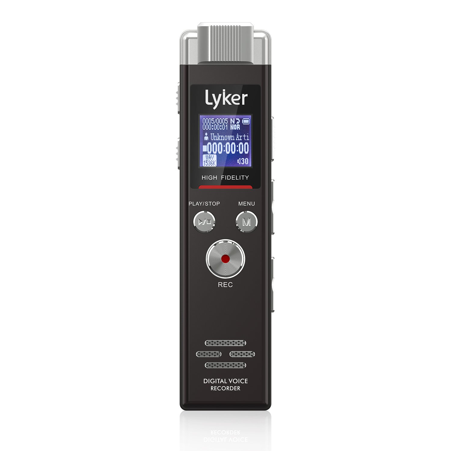 Digital Voice Recorder, 8GB Audio Recorder for Lectures Voice Activated  Sound Recorder Dictaphone 5 AVR