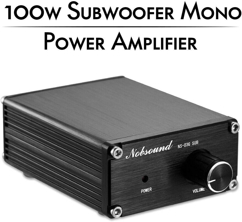 Nobsound 100W Subwoofer / Full Frequency Mono Channel Amazon.co.uk