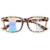 OPTOFENDY Progressive Multifocal Reading Glasses for Women Men, Anti Glare/Eyestrain Blue Light Blocking Computer Readers