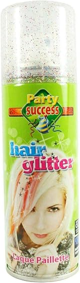 Party Success Temporary Hair Colour Spray Glitter Multi 125ml Wash Out view 2