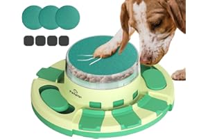 Pedgogo Dog Nail Filing Toy with 4 File Papers | Treat Puzzle Slow Feeder | Scratch Board and Pad for Nails